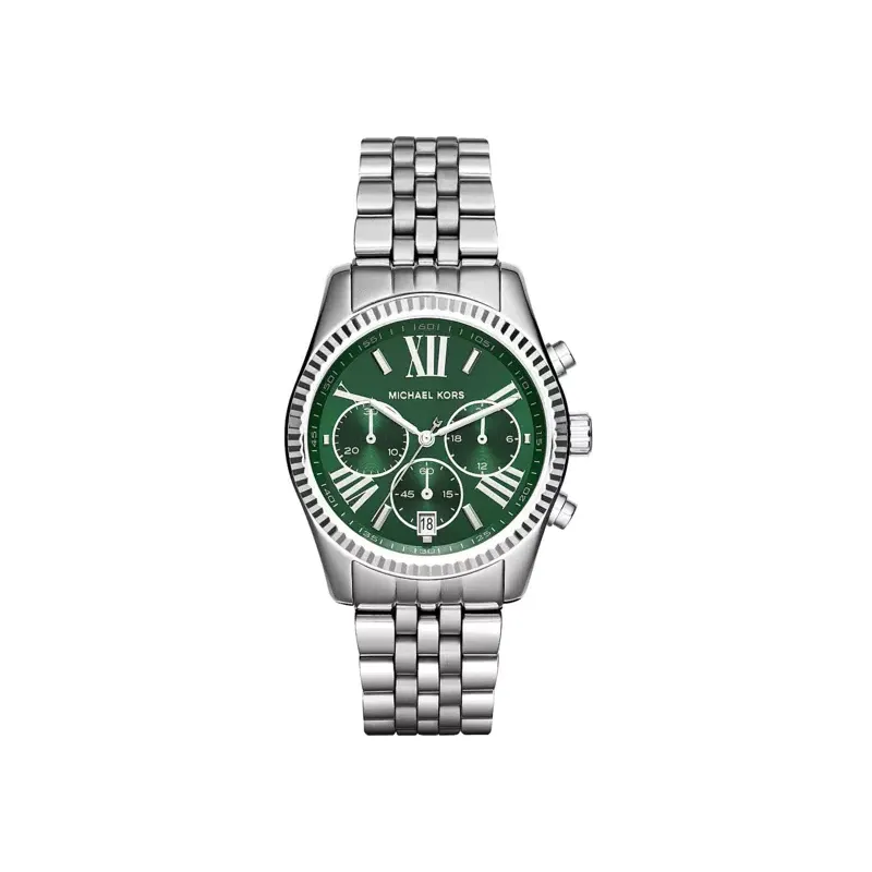 Michael Kors Lexington Green and Silver-Tone - MK6222