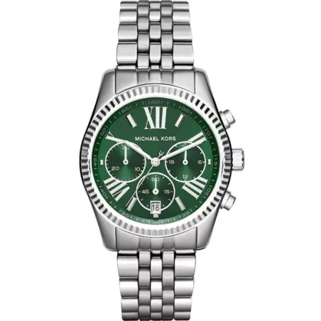 Michael Kors Lexington Green and Silver-Tone - MK6222