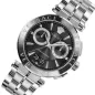 Versace Quartz Black Dial Silver - VBR080018