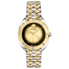 Versace Quartz Swiss Made Stainless Steel Gold Dial - VEBM00518