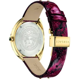 Versace Shadov Quartz Red Dial - VEBM00918